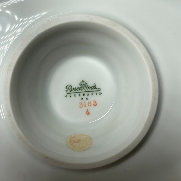 ROSENTHAL - CONTINENTAL 3483 Gravy Boat with Attached Underplate -Gold Trim, NEW - Picture 4 of 4